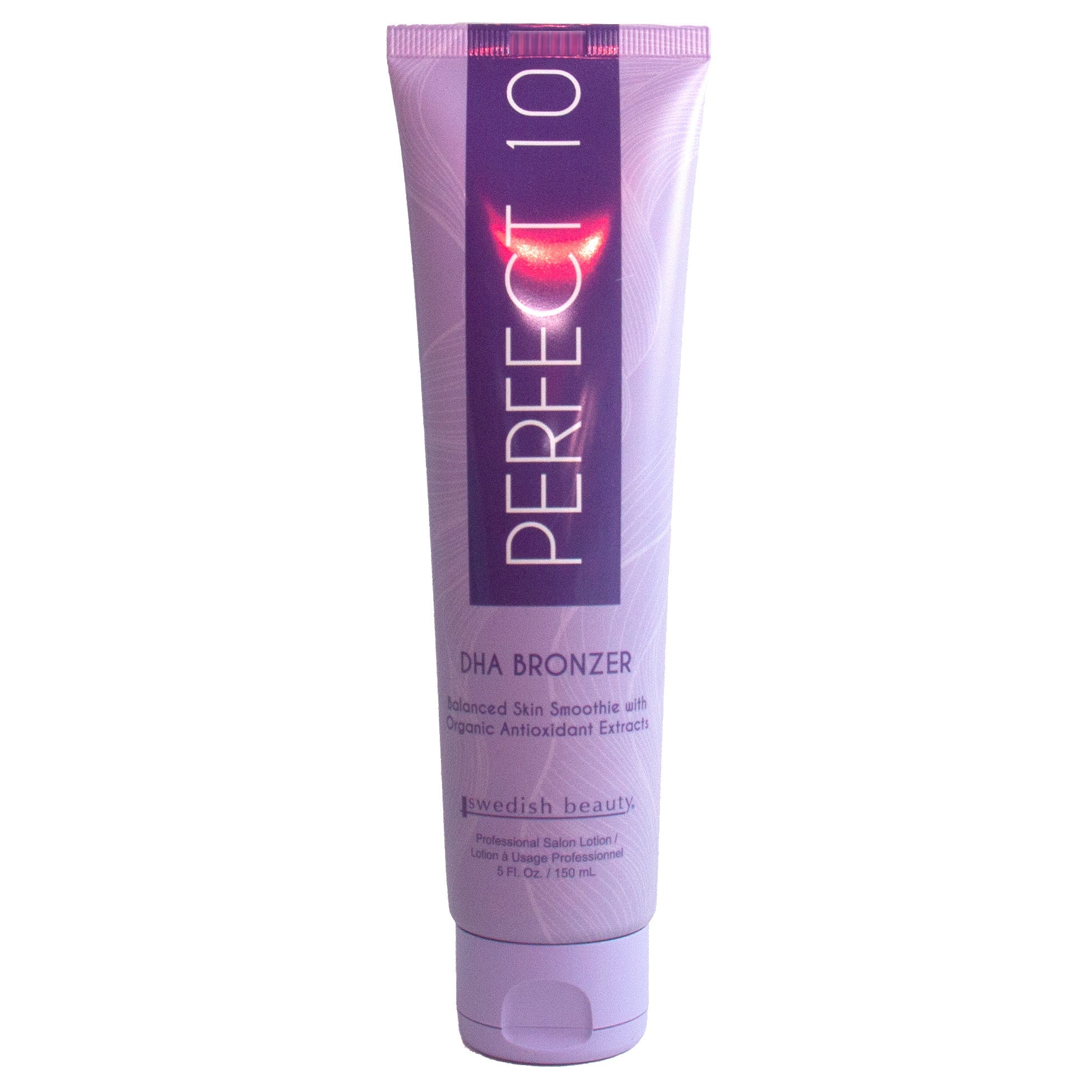 Swedish Beauty Perfect 10 DHA Bronzer Tanning Bed Lotion