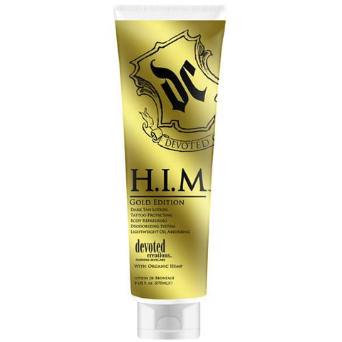 Devoted Creations H.I.M. Gold Tanning Lotion - LuxuryBeautySource.com